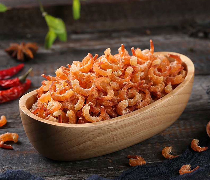 Tôm khô đất Cà Mau