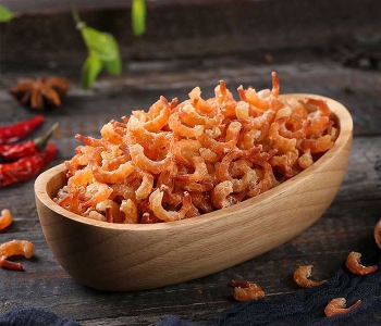 Tôm khô đất Cà Mau